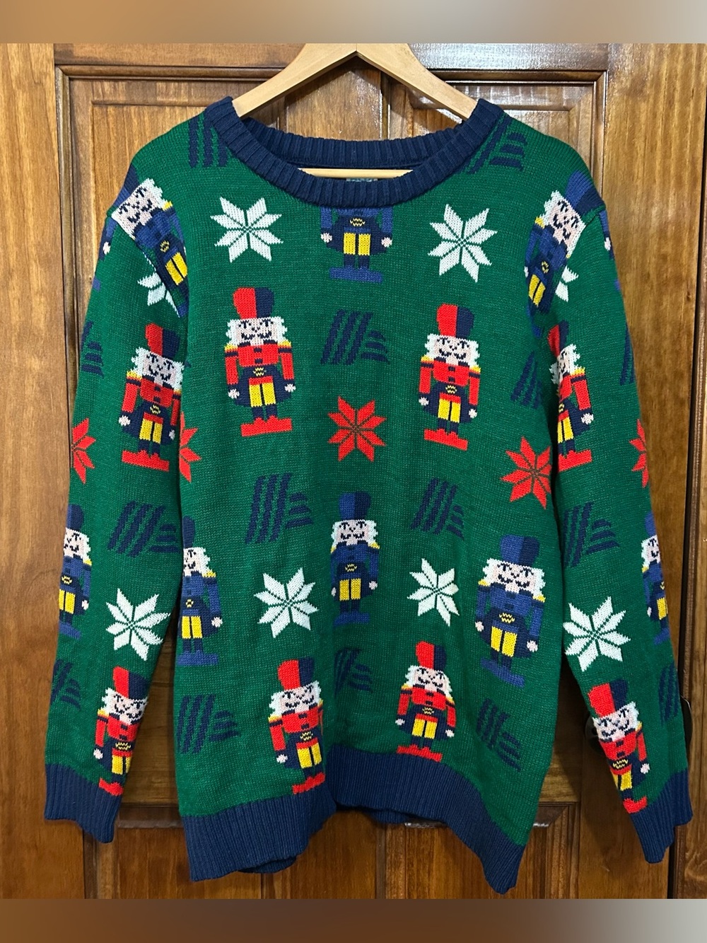 Aldi Gear Unisex Nutcracker Heavy Knit Swetaer Medium Christmas Festive Holiday